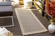 Surya mge missy 2302 camel Beige Outdoor  Flat Weave Rug.