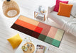 Wash + Dry design modulox Multicoloured Living Room Washable Rug.