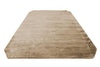 Asiatic gleam moleskin Beige Living Room  Rug.