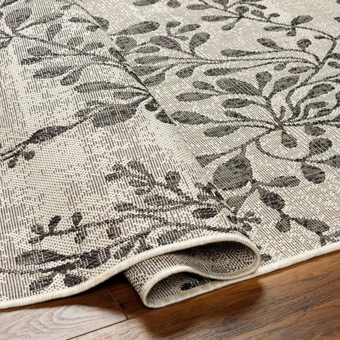 Surya rvl molly 2317 grey Grey Living Room Flat Weave Rug.