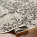 Surya rvl molly 2317 grey Grey Living Room Flat Weave Rug.