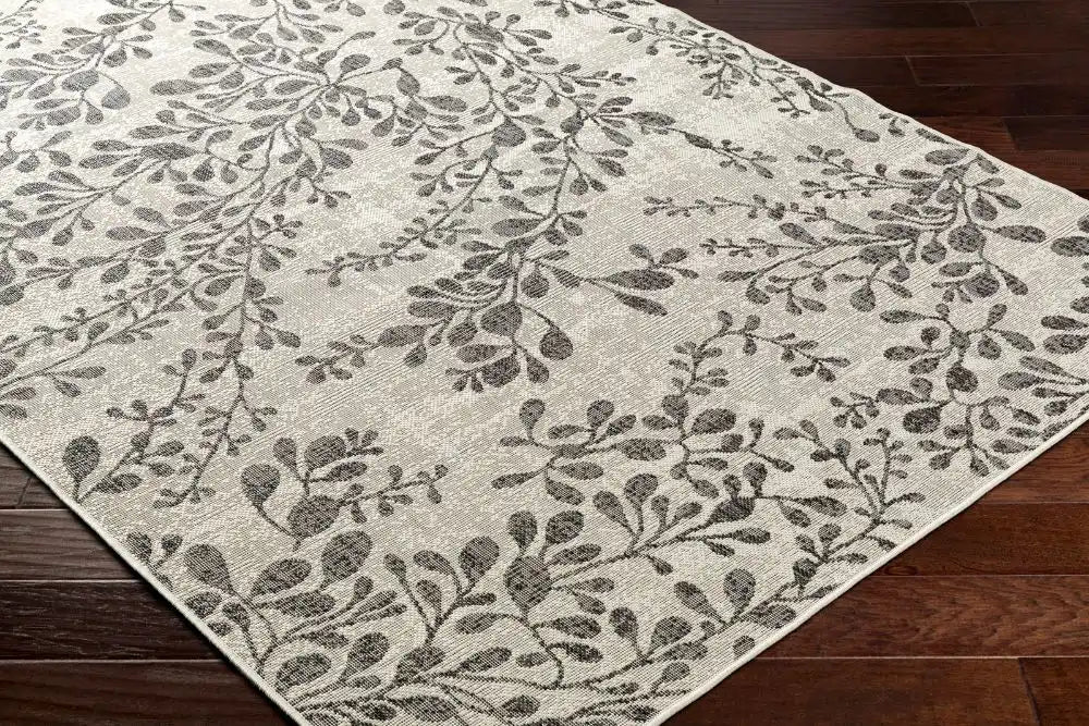 Surya rvl molly 2317 grey Grey Living Room Flat Weave Rug.