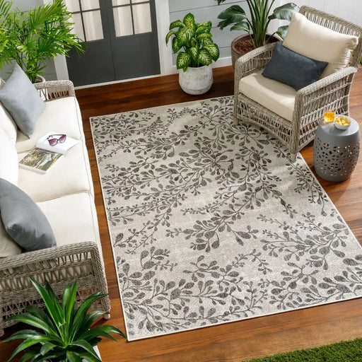 Surya rvl molly 2317 grey Grey Living Room Flat Weave Rug.