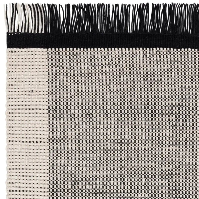 Asiatic avalon monochrome Grey, Black, Ivory Living Room Wool Rug.