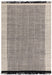 Asiatic avalon monochrome Grey, Black, Ivory Living Room Wool Rug.