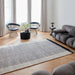 Asiatic avalon monochrome Grey, Black, Ivory Living Room Wool Rug.