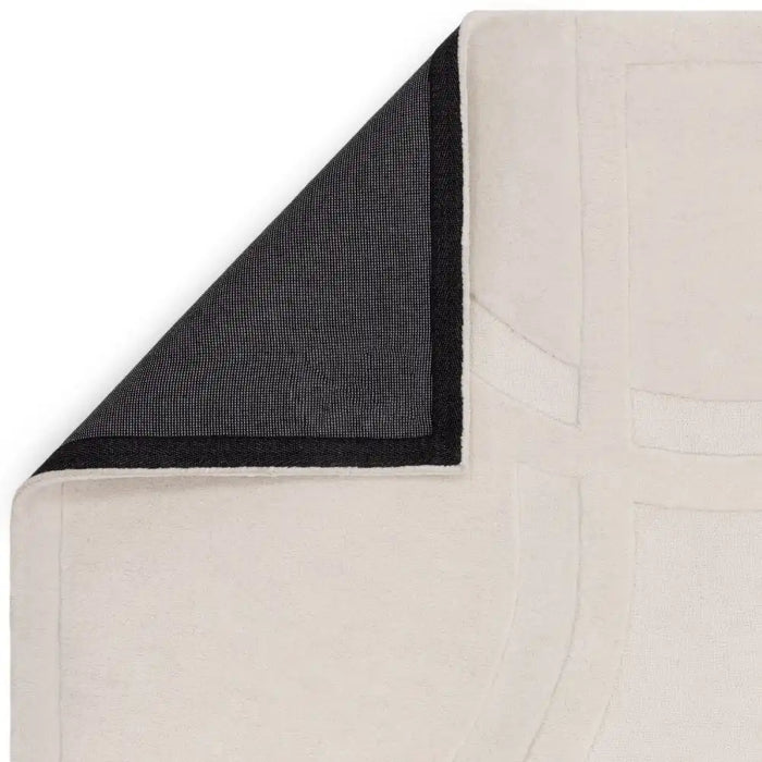 Asiatic olsen movement Ivory Living Room Wool Rug.