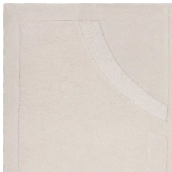 Asiatic olsen movement Ivory Living Room Wool Rug.