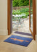 Turtle Mat scion mr fox navy Blue, Orange, Navy Kitchen  Washable Rug.
