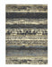 Origins batik multi Blue, Multicoloured Living Room  Rug.