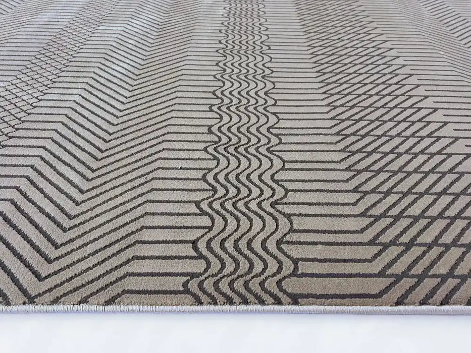 Origins mamara multi Grey, Multicoloured Living Room Geometric Rug.