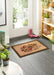 My Mats nylon indoor my floral hedgehog Brown, Multicoloured Kitchen  Washable Rug.