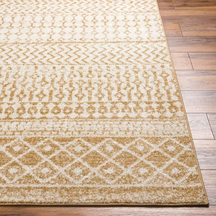 Surya elz myrtle 2367 mustard Yellow Living Room Geometric Rug.