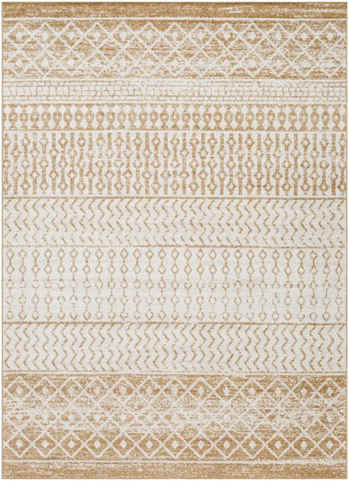 Surya elz myrtle 2367 mustard Yellow Living Room Geometric Rug.