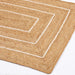 Esselle prestbury natural border Beige Living Room Natural Fibre Rug.