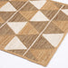 Esselle prestbury natural geometaic Beige, Multicoloured Living Room Natural Fibre Rug.