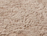 Origins washable faux fur natural Beige Living Room Shaggy Rug.
