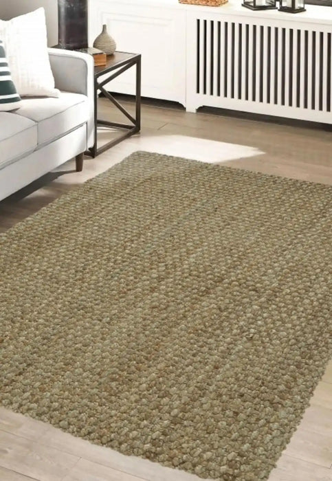 Homemaker indian jute natural Brown, Beige Living Room Natural Fibre Rug.