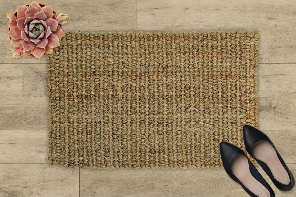 Likewise Rugs Jute Likewise Natural Beige Rug β RugsDirect Online