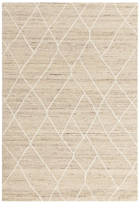 Asiatic noah natural Beige Living Room Wool Rug.