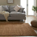 Esselle whitefield boucle natural Brown Living Room Natural Fibre Rug.