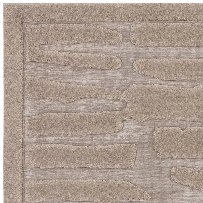 Asiatic valley natural path Beige Living Room Geometric Rug.