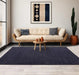 Asiatic york navy Blue, Navy Living Room Wool Rug.