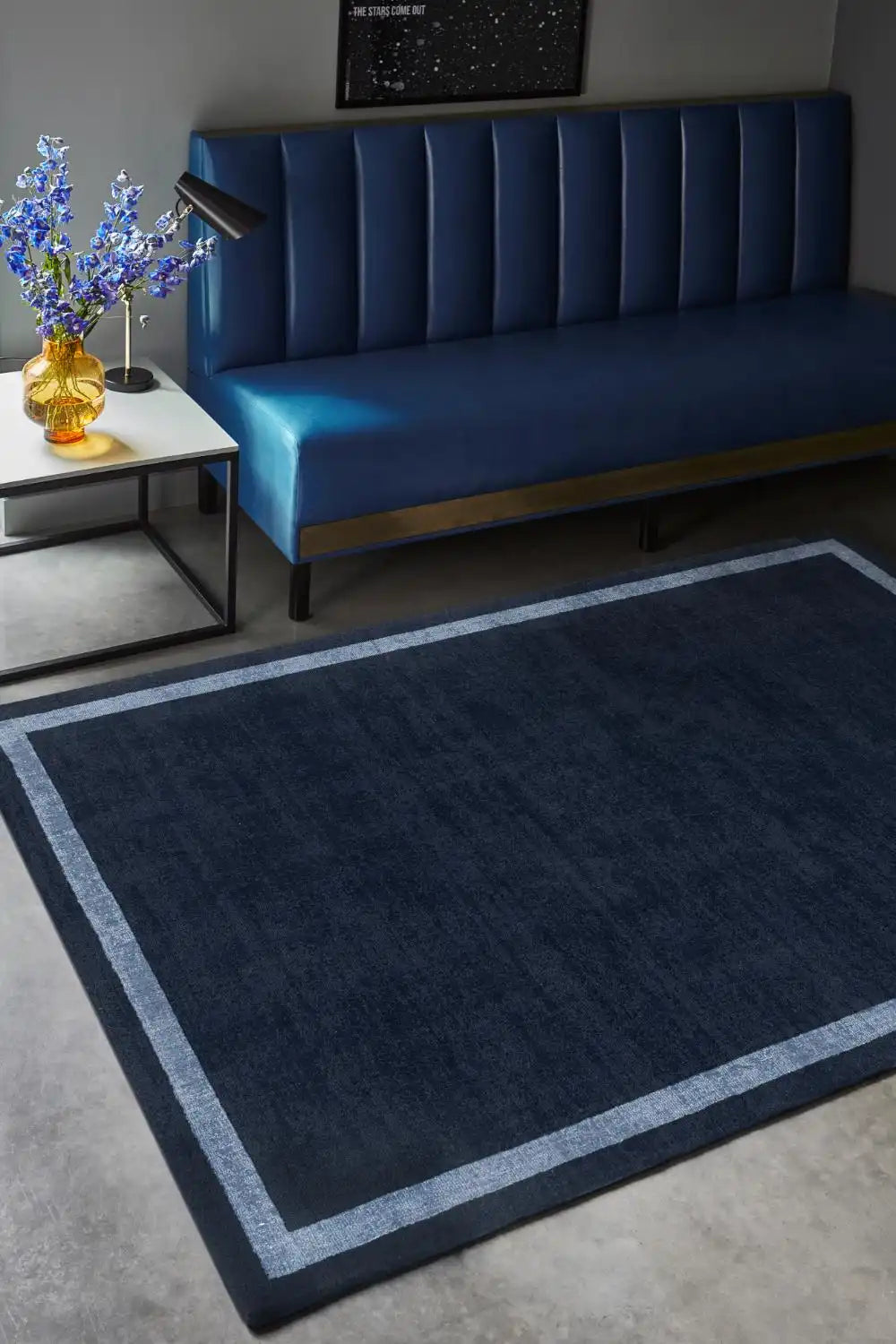 Albi Navy Blue, Navy Rug — RugsDirect Online