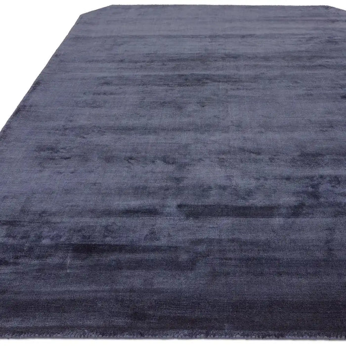 Asiatic gleam navy Blue, Navy Living Room  Rug.