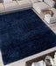 Homemaker lagom navy Blue, Navy Living Room Shaggy Rug.
