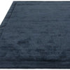 Asiatic rise navy Blue, Navy Living Room Wool Rug.