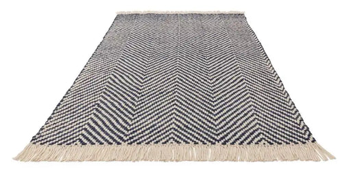 Asiatic vigo navy Blue, Navy Living Room Wool Rug.