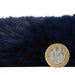 Think Rugs super teddy sheepskin navy Blue, Navy Living Room Shaggy Rug.
