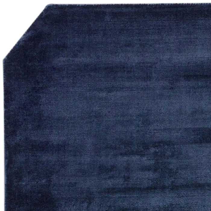 Asiatic gleam navy Blue, Navy Living Room  Rug.