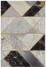 Hanse Home flair noble Grey, Yellow, Black, Multicoloured Living Room Floral Rug.