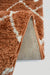 Homemaker snug melrose nomadic terra Orange Living Room Geometric Rug.