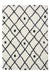 Homemaker snug melrose nomadic white Black, Ivory Living Room Geometric Rug.