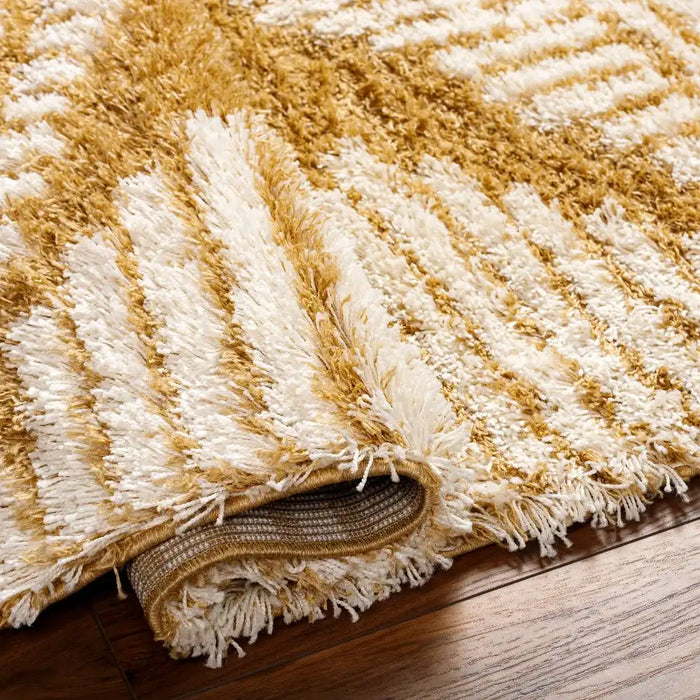 Surya usg nuria 2327 orange Orange Living Room Geometric Rug.