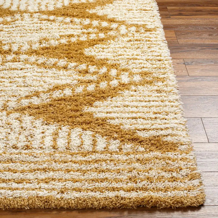 Surya usg nuria 2327 orange Orange Living Room Geometric Rug.