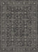 Likewise Matting silk road washable nuza Grey Living Room Washable Rug.