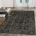 Likewise Matting silk road washable nuza Grey Living Room Washable Rug.