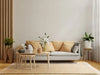 Asiatic vigo ochre Yellow Living Room Wool Rug.