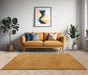 Asiatic hague ochre Yellow Living Room Wool Rug.