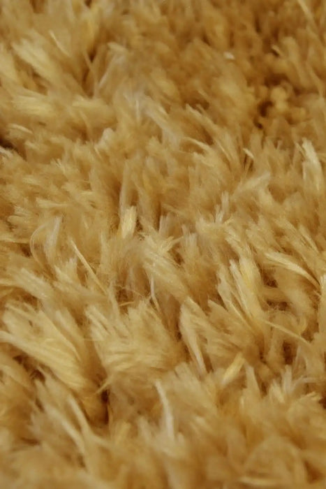 Homemaker lagom ochre Yellow Living Room Shaggy Rug.