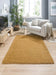 My Mats buddy ochre Yellow Living Room Shaggy Rug.