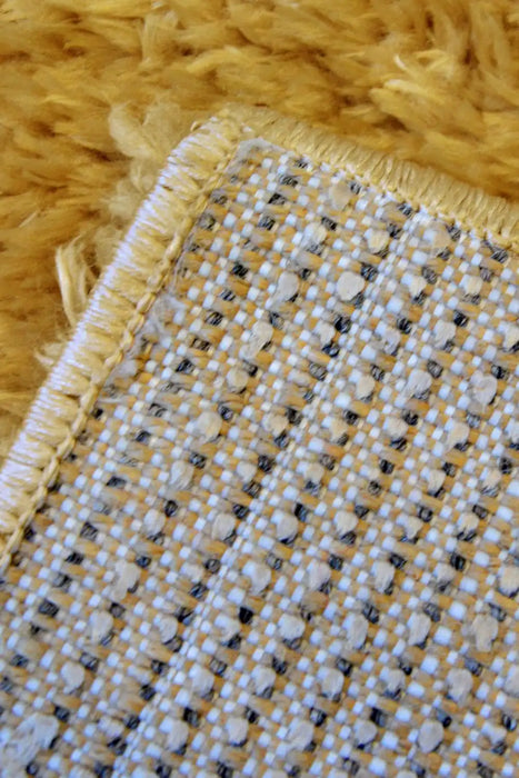 Homemaker lagom ochre Yellow Living Room Shaggy Rug.