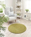 My Mats buddy olive green Green Living Room Shaggy Rug.