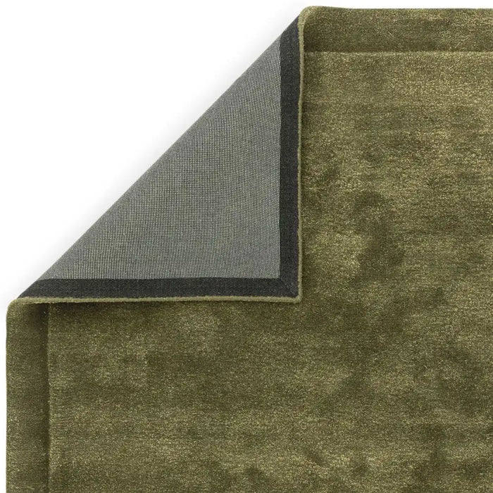 Asiatic rise olive Green Living Room Wool Rug.