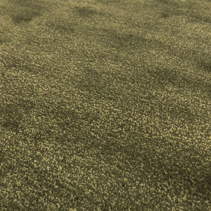 Asiatic rise olive Green Living Room Wool Rug.