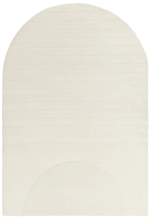 Asiatic olsen olsen dome Ivory Living Room Wool Rug.